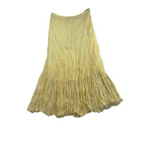 Women's Rafael Butter Yellow Skirt - Size L